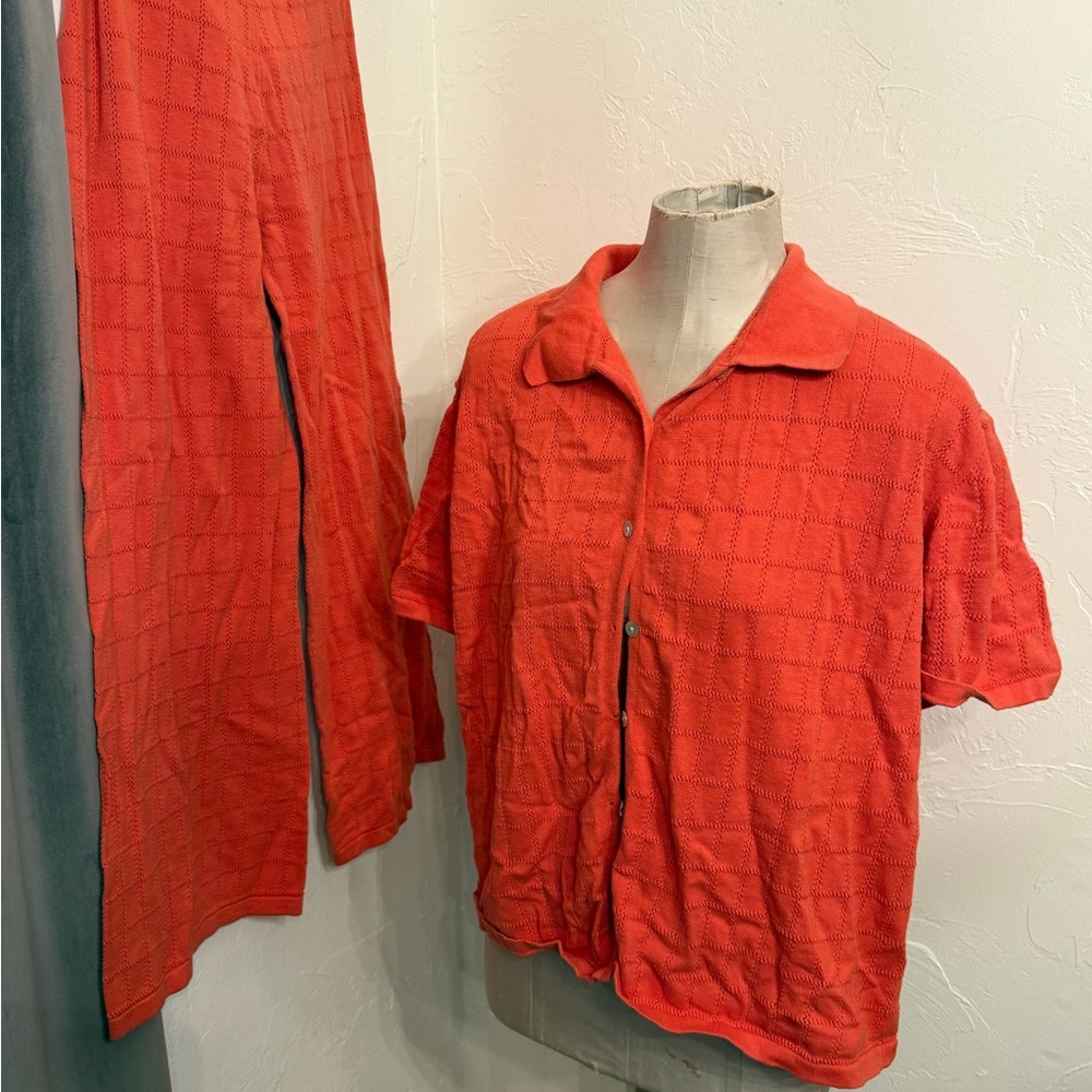 Showpo Bright Orange Knit set